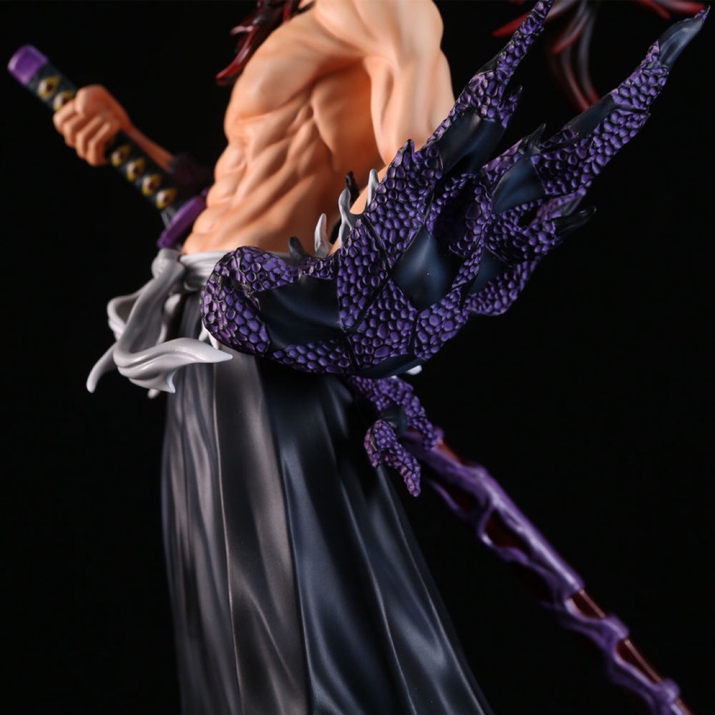 Mainan Action Figure Anime Demon Slayer Kokushibou no Yaiba Tsugikuni Yoriichi Gyuutarou / Daki Ukuran 28cm