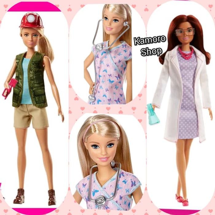 Boneka Barbie Original Mattel Career Premium Asli