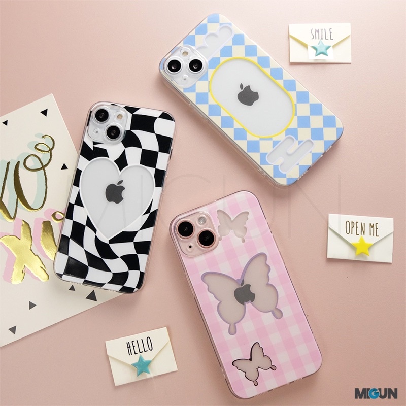 New! Mosaic Glossy Pattern Case - Softcase Fullcover for iPhone 7 8 SE2020 7+ 8+ X XS XR XSMAX 11 12 13 MINI PRO PROMAX