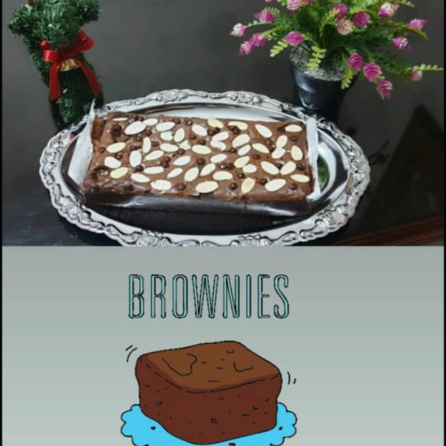 

Brownies Choco Almond 100% Home Baked