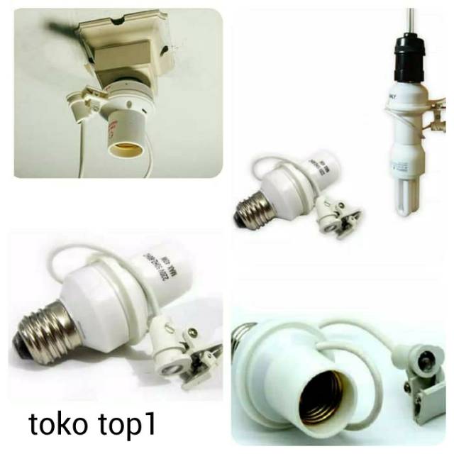 fitting lampu sensor E27 /  lampu sensor /fit sensor cahaya siang malam