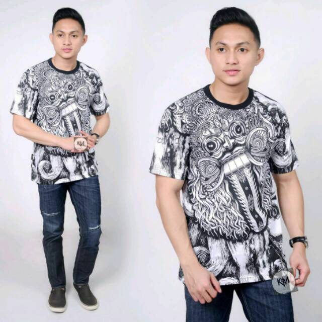 Kaos Batik barong NEW ARRIVAL DISTRO BATIK PRIA