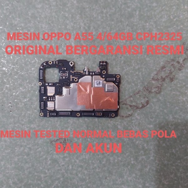 mesin Oppo a55 4-64gb normal mesin Oppo a55 normal mesin oppo cph2325 normal tested bergaransi