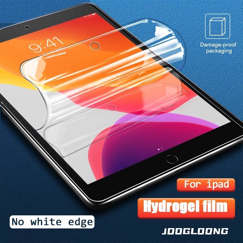 2pcs 999D New iPad 10.2 (2020) iPad 8 / 10.2 (2019) iPad 7 / 9.7 (2018) iPad 6 / 9.7 (2017) iPad Pro 11 2018 2020 2021 Hydrogel Screen Protector not glassp