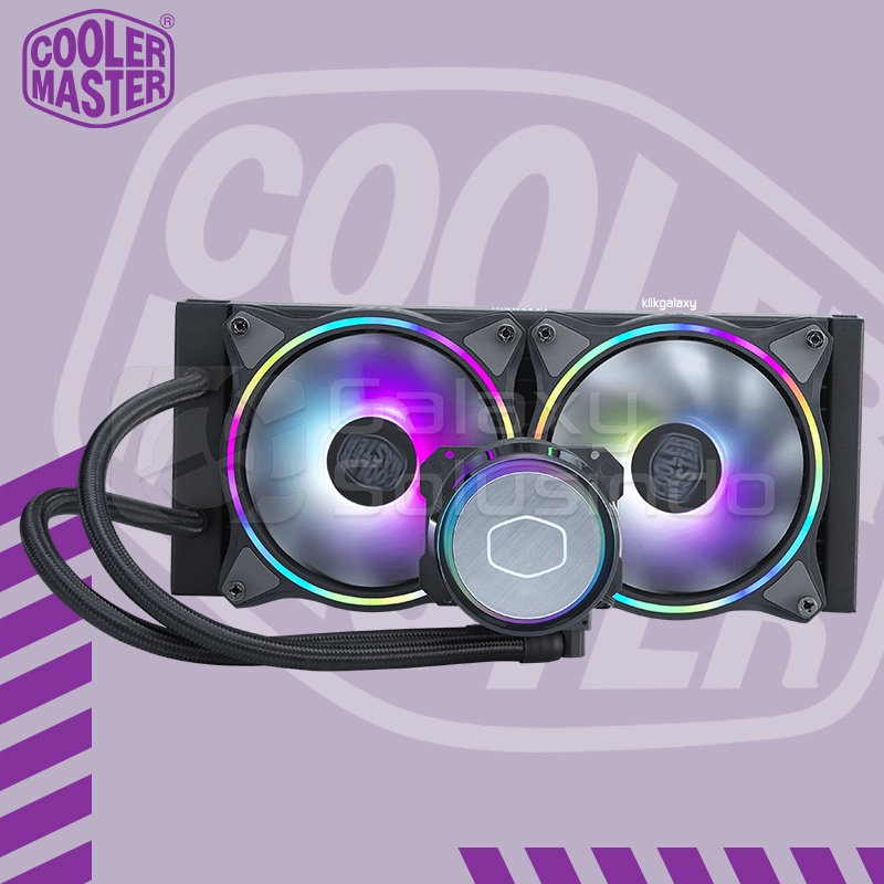 Cooler Master MasterLiquid ML240 Illusion Black Edition Addressable RGB Liquid CPU Cooler