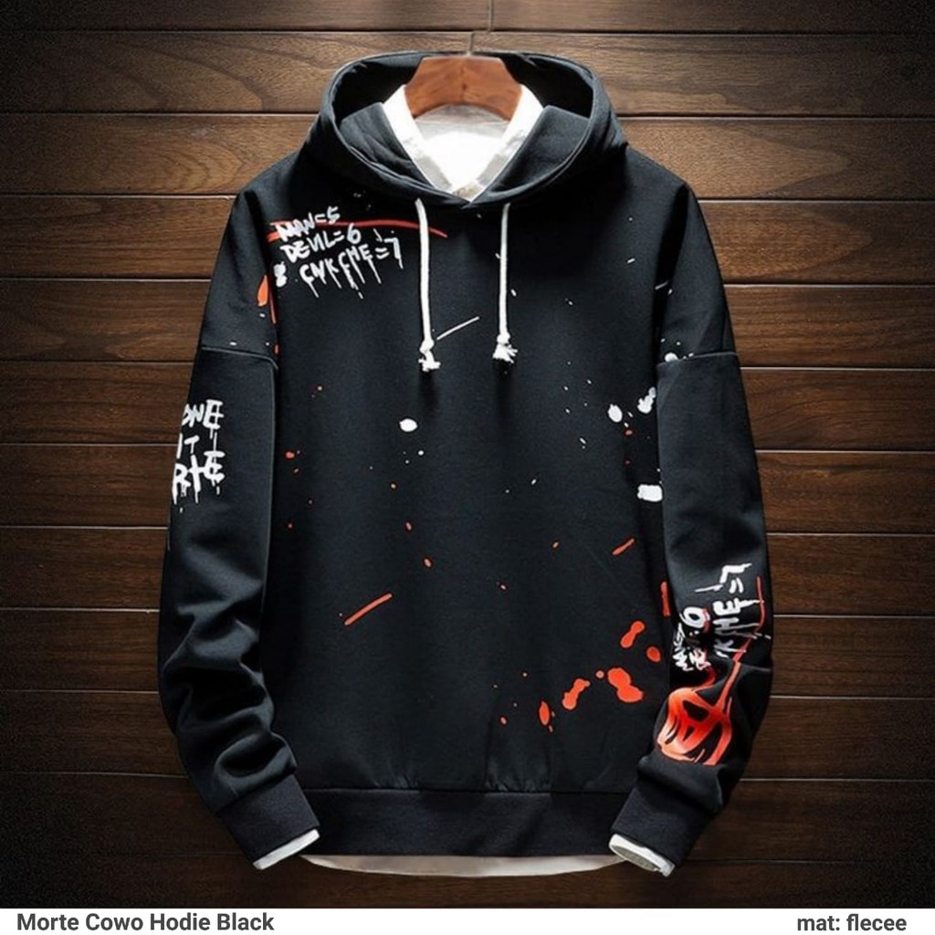 SWEATER HOODIE JAKET MORTE PRIA