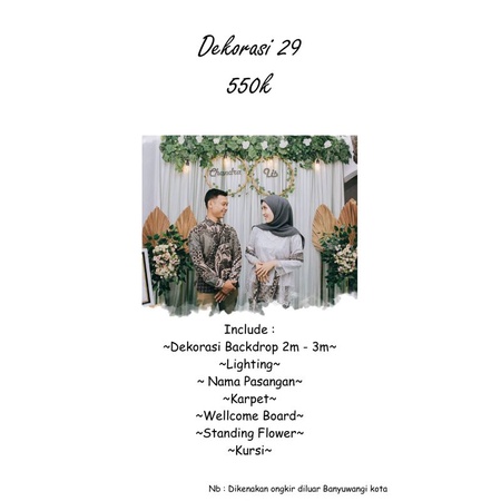 Dekorasi Lamaran Dekorasi Pernikahan Sewa backdrop Sewa Dekorasi lamaran