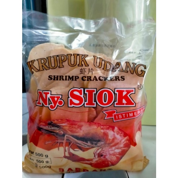 

Krupuk Udang Ny. Siok Oval 500gr