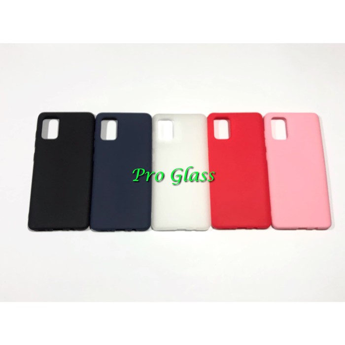 C107 Samsung A71 Colourful Ultrathin Silicone Case / Matte Case