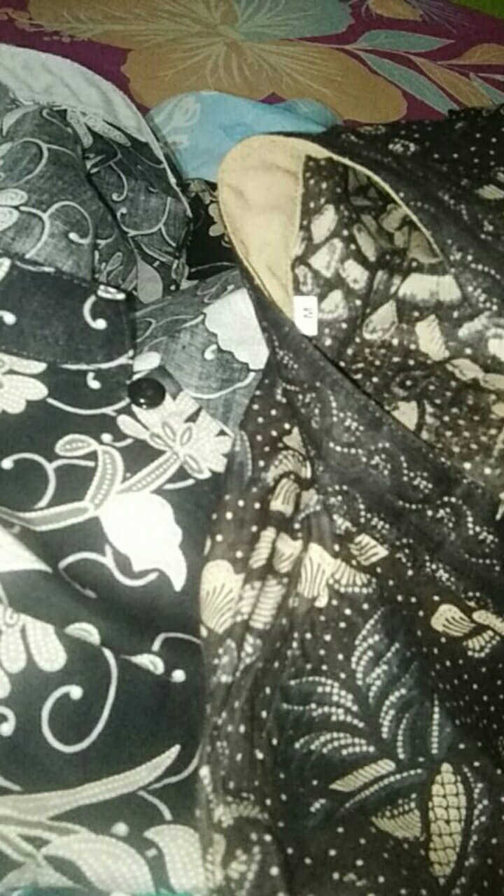 Imut Batik Kemeja Batik Anak Dan Ayah Motif Burung Kenari