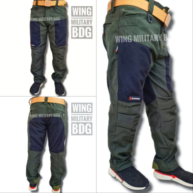 celana cargo celana tactical blackout terbaru