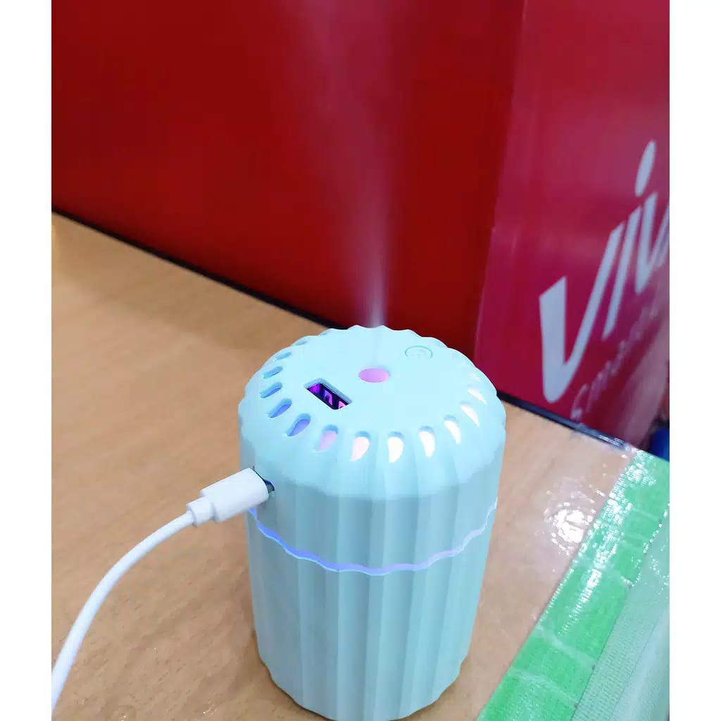 Aroma Theraphy Diffuser Usb Mini 200ml A8 / Pelembab Udara LED Light / Air Humidifier