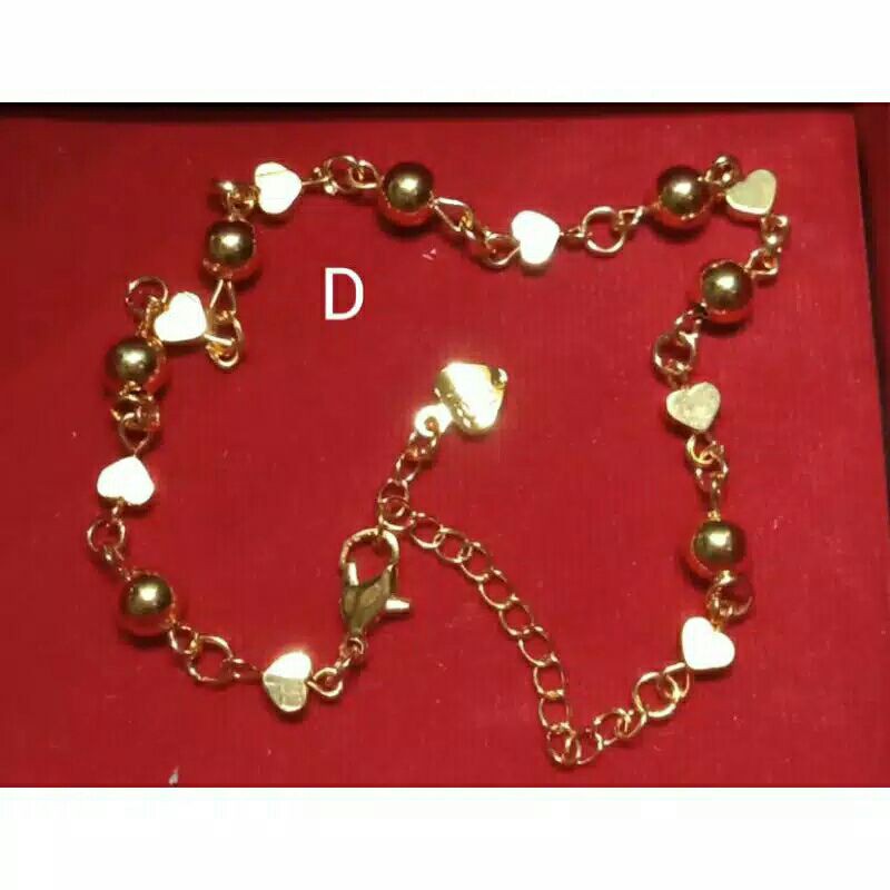 gelang xuping lapis emas