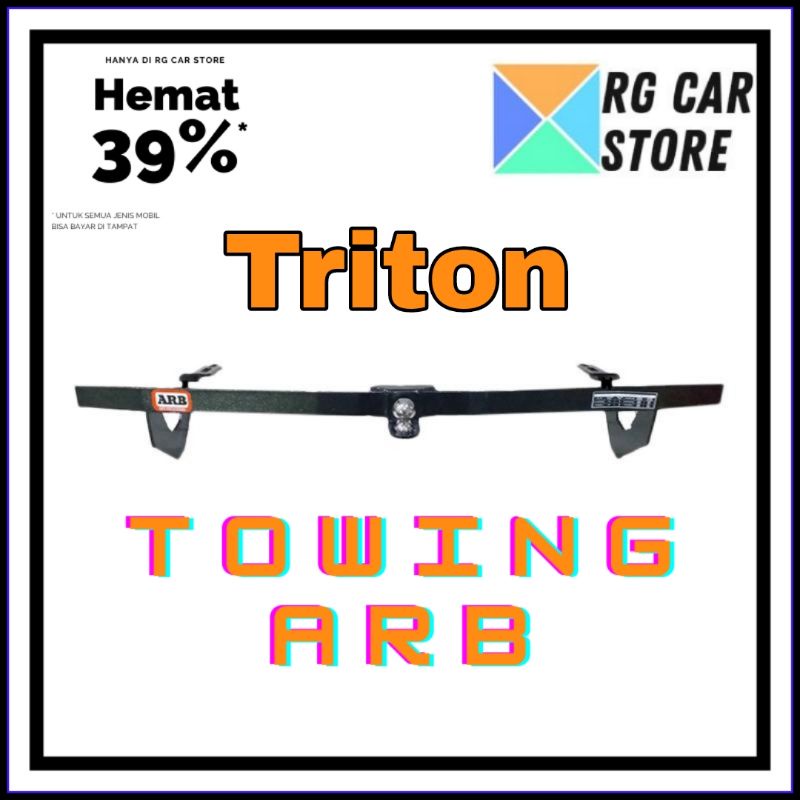 TOWING BAR TRITON/BESI PELINDUNG BUMPER BELAKANG TRITON ORIGINAL BERKUALITAS