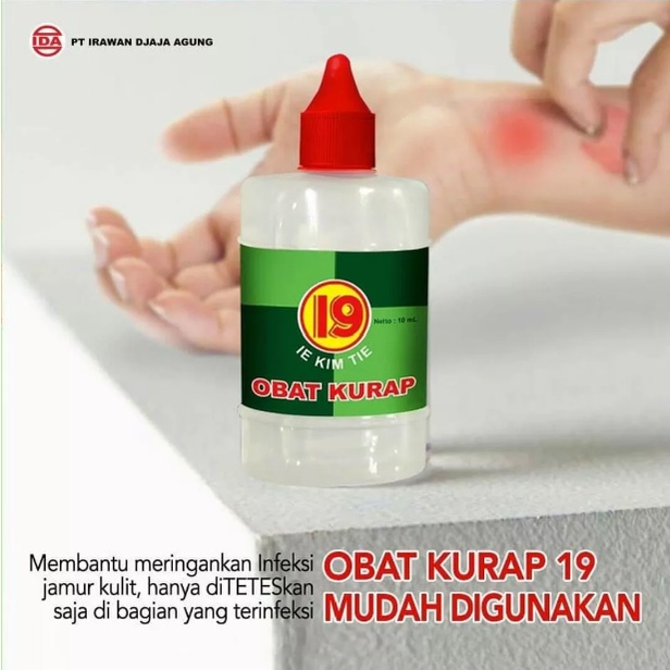 Kurap 19 Obat Cair Obat Kurap Cair 10 ml Jamur Kulit