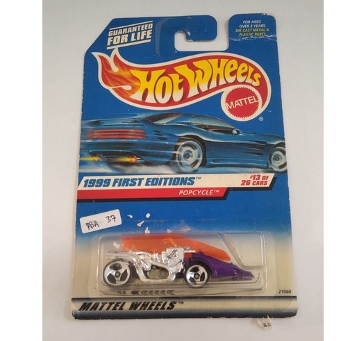 Diecast Hot Wheels POPCYCLE 1999 First Editions HW Hotwheels #13 of 26 cars Limited