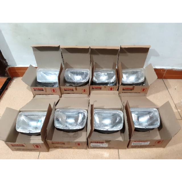 Reflektor lampu depan rxking rx king oval scorpio original