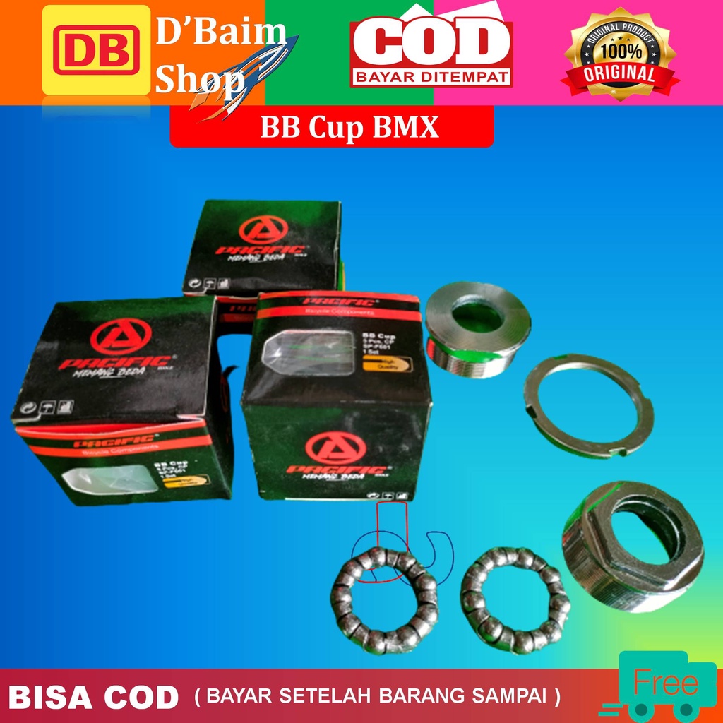 BB Cup Sepeda Sarang Pelor Pedal Atau Tenga Satu Set