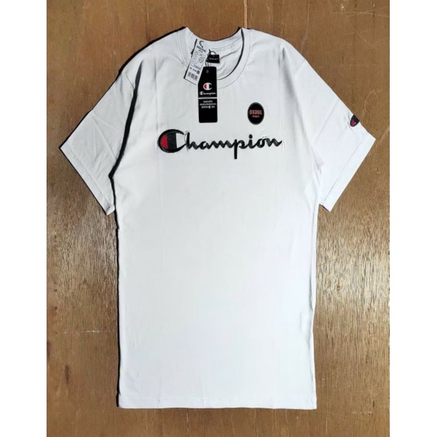 Tshirt kaos champion bordir original catton realpict sesuai foto