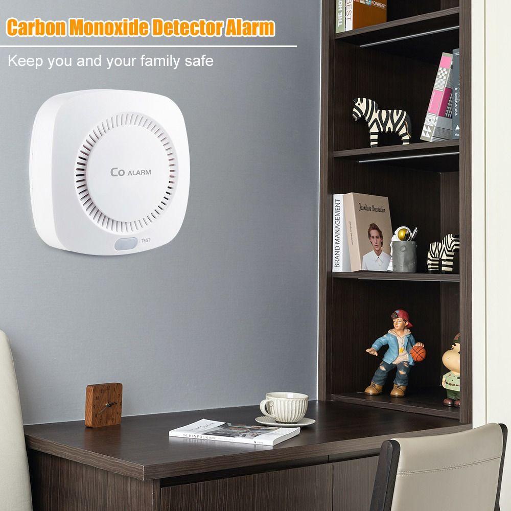 Populer Carbon Monoxide Detector Alarm Pengaman Siren Suara Alarm Peringatan Tempel Dinding