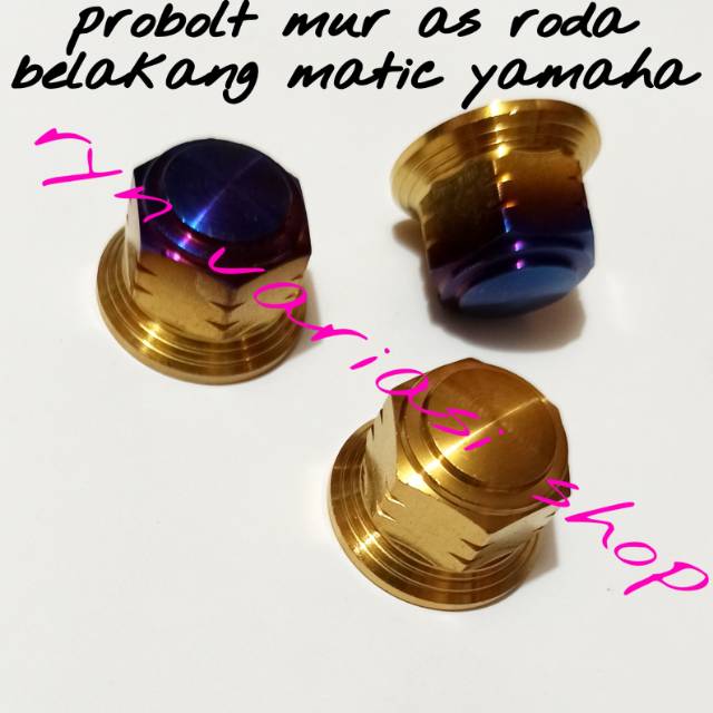 Baut Probolt Mur as roda belakang yamaha matic mio sporty m3 soul xeon nouvo z mio j/gt soul gt fino