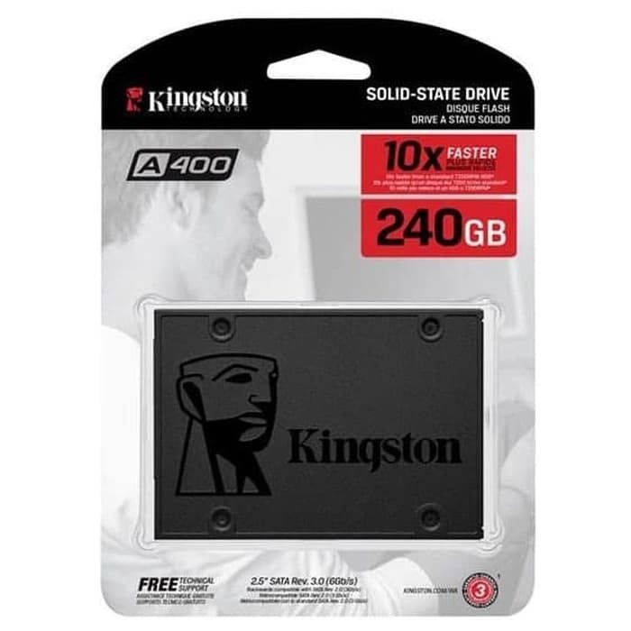 SSD KINGSTON 240GB SA400S37 / SSD 240GB KINGSTON Garansi Resmi