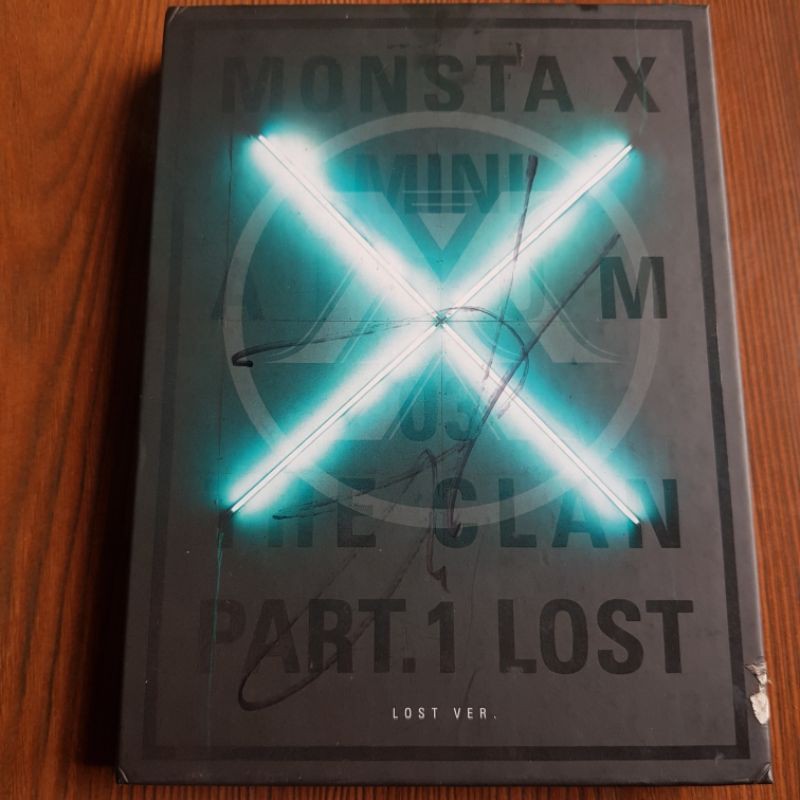 official album monsta x fansign dijakarta tanda tangan asli original signed
