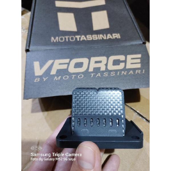 RUMAH MEMBRAN VFORCE 4 RXZ VFORCE 3 RXK RX KING BY MOTO TASSINARI 1PAKET RUMAH  LIDAH KARBON RACING ORIGINAL