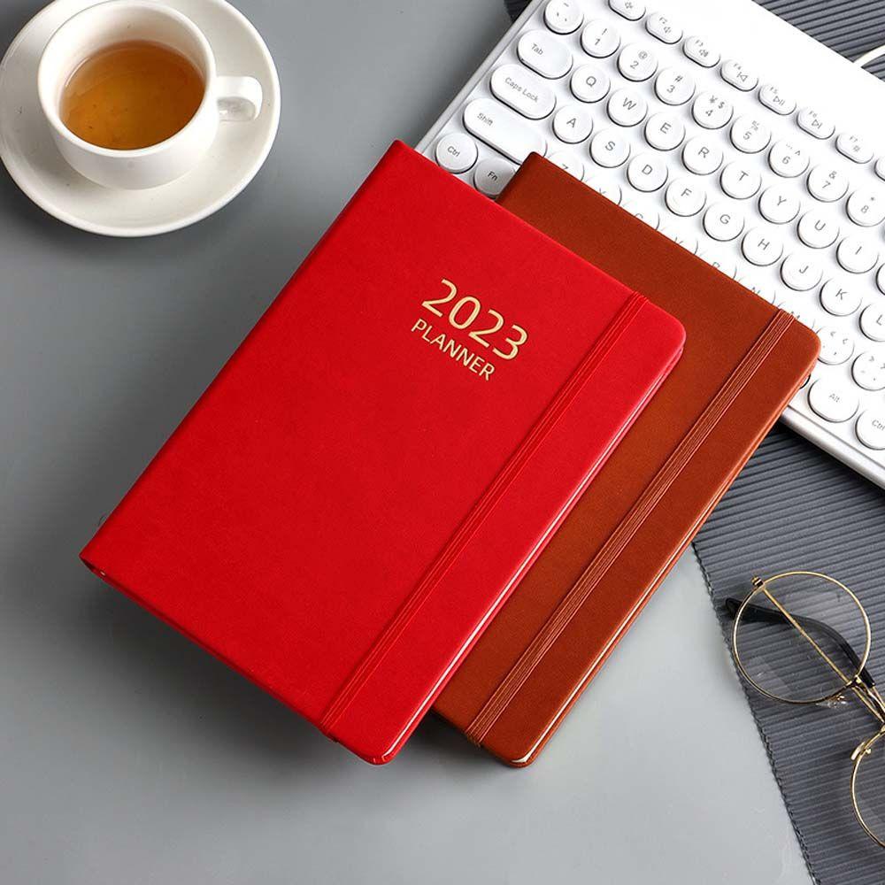 Quinton 2023 Notebook Harian 365hari Weekly Planner Jurnal Kalender Jadwal Organizer Perlengkapan Alat Tulis Agenda Planner