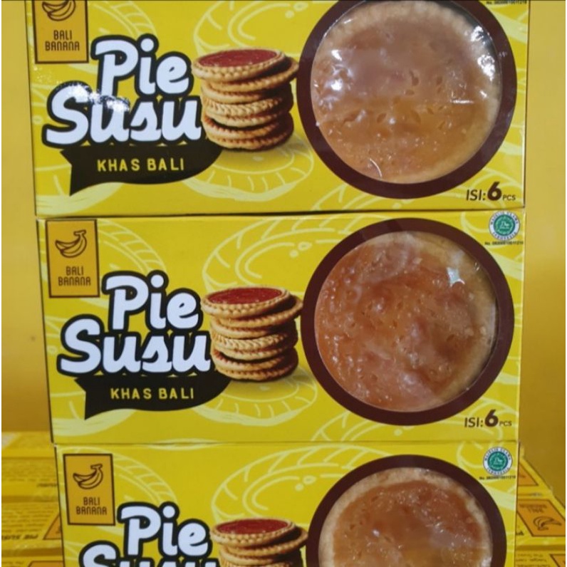 

Pie Susu Bali Banana Isi 6 Pcs