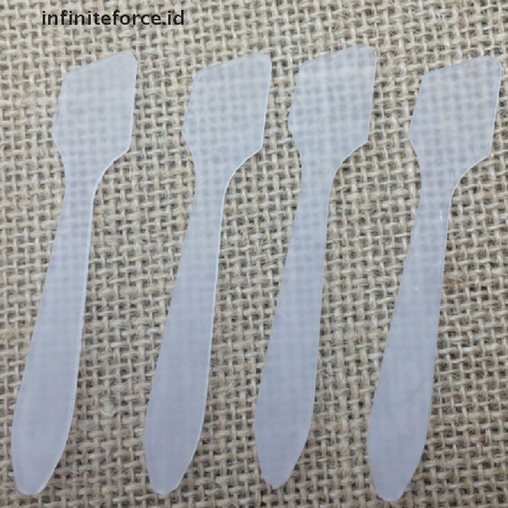Infiniteforce.id Sendok Spatula Bahan Plastik Untuk Mencampur Krim Makeup DIY