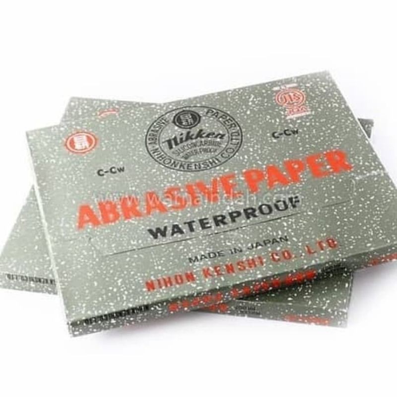 amplas.duco nikken grit halus no 1000 / 1200/1500/2000 harga per lembar