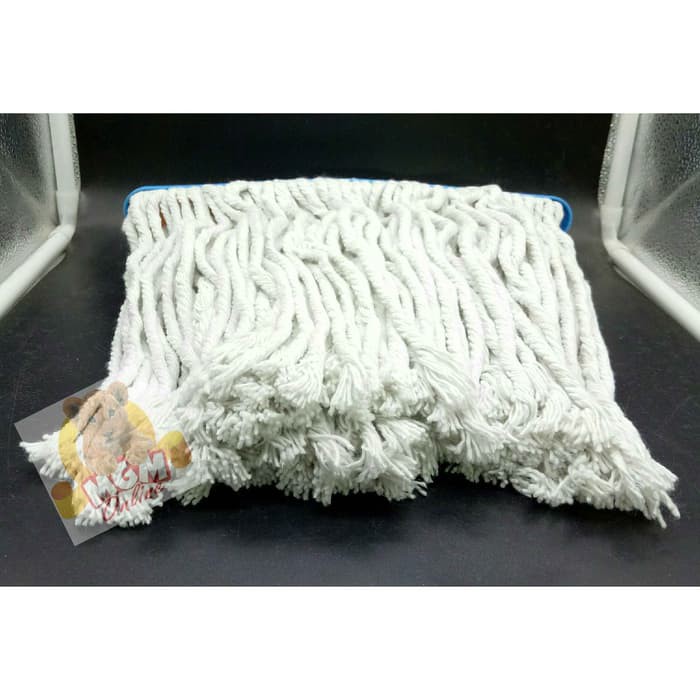 Kain pel Basah dgn Tongkat untuk lantai bahan dari bahan Cotton Yarn