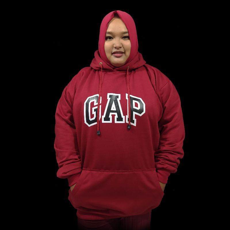 Hoodie GAPP polos Jumbo Pria 5xl Jaket wanita Jumbo big size