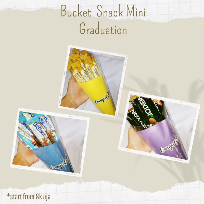 

Bucket Snack Mini Spesial Edisi Graduation