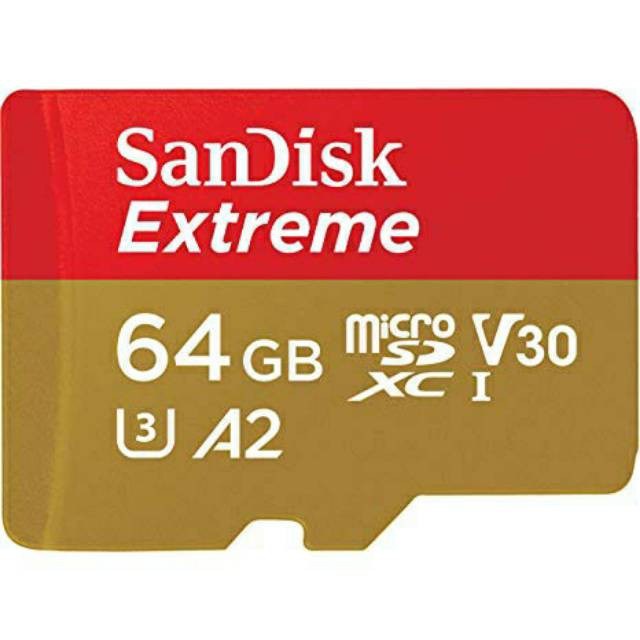 SanDisk Extreme A2 Micro SD / MicroSD Card 64Gb 170MBps