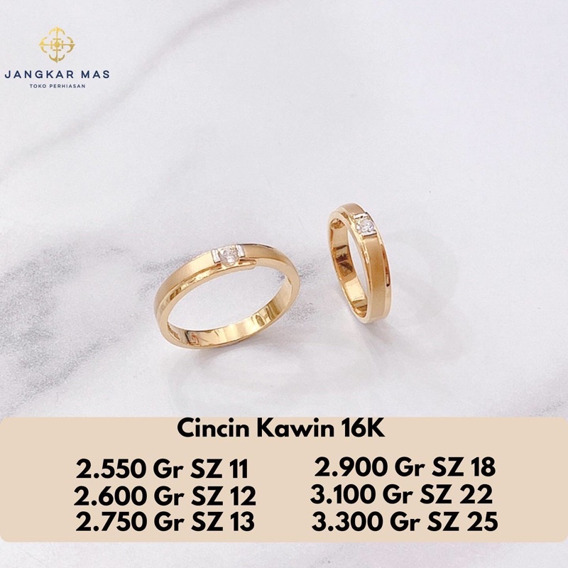 Cincin Emas Kawin Wedding Ring Cincin Nikah