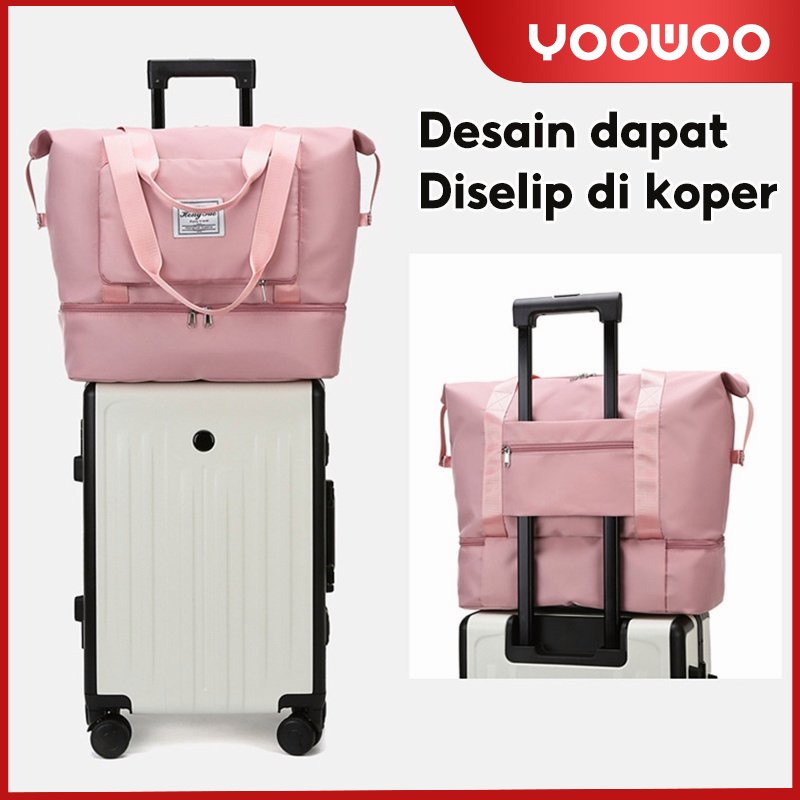Tas travel berkapasitas besar/tas kebugaran/tas olahraga/tas bahu modis/tas tahan air
