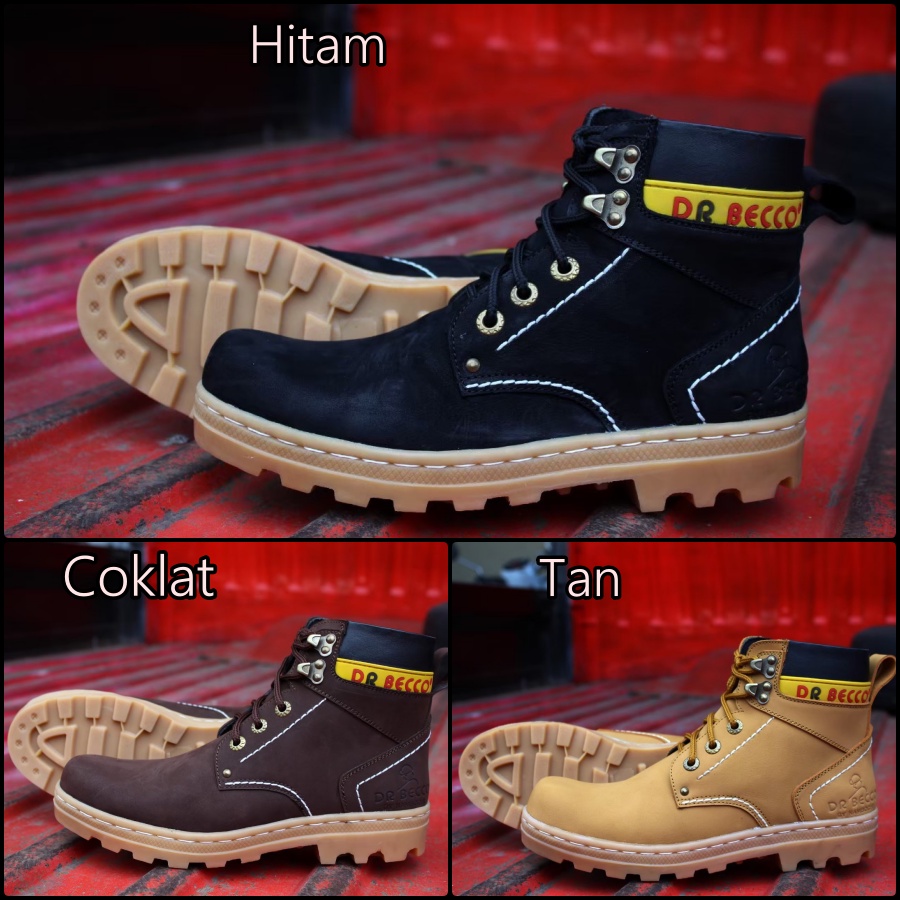 Jual Sepatu Boots Safety Pria Ujung Ada Besi Original Dr Becco Inova