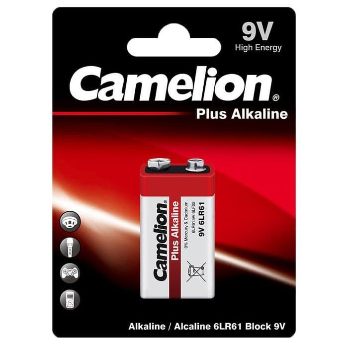 Baterai Batre Camelion 9V Battery Kotak Camelion Plus Alkaline 9V-BP1