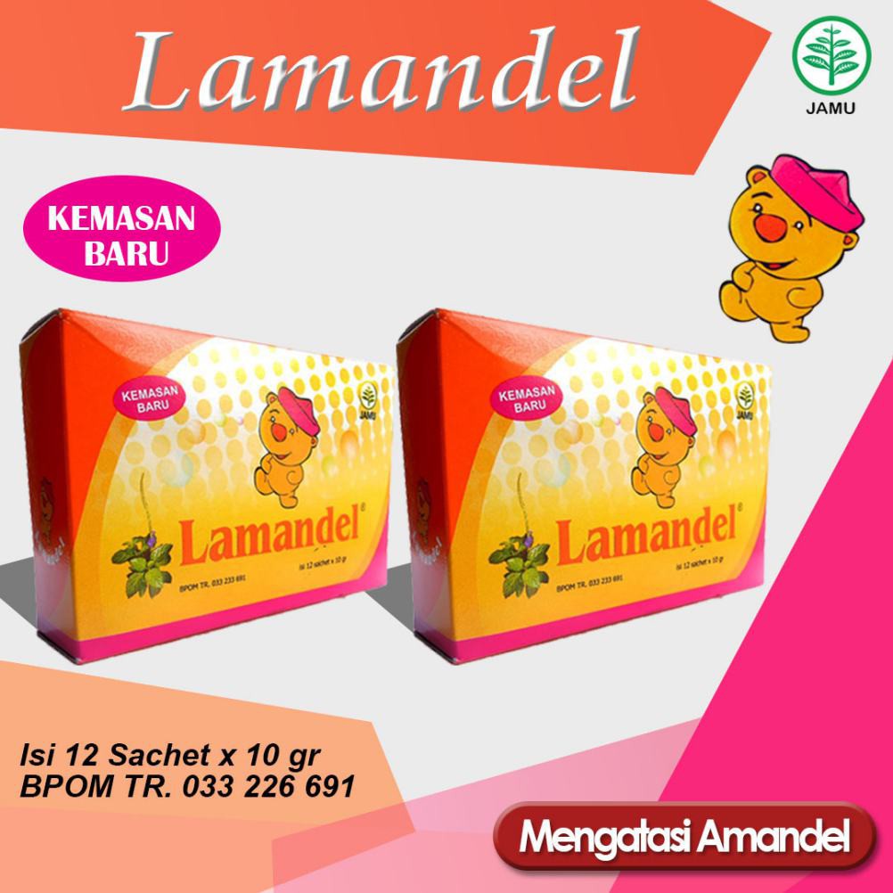 Lamandel BOX Kemasan Kotak (12 sachet x 10 gram)