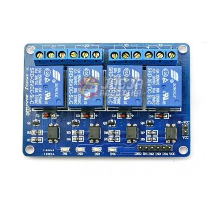 MODUL RELAY 4 CHANEL JI B-76