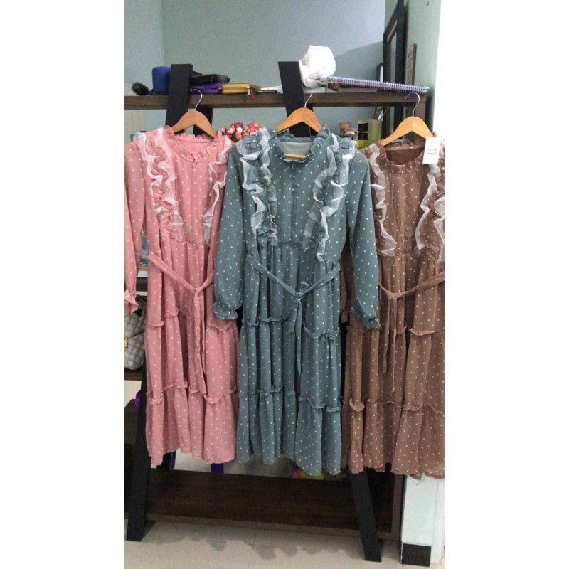 GAMIS IMPORT MEIJIWANG PREMIUM UMPAK POLKA