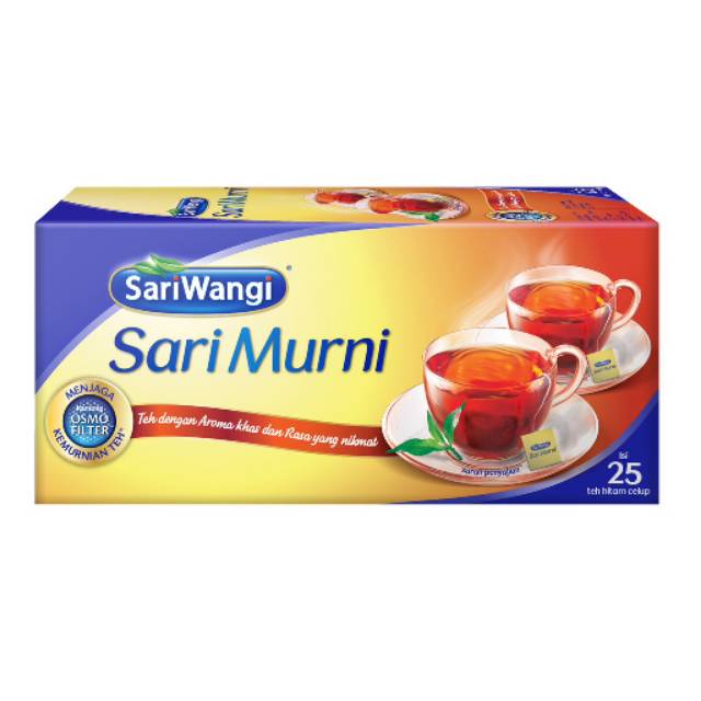 

Teh Celup Sari Wangi " Sari Murni" 25 Tea Bag