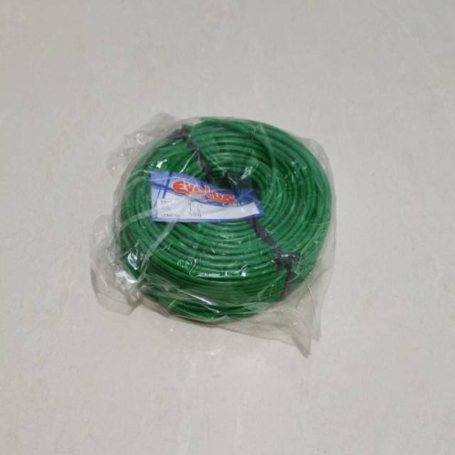 KABEL LISTRIK SERABUT TUNGGAL NYAF 1x1,5 - 50 meter EVOLUS (hitam/merah/kuning/biru/hijau)