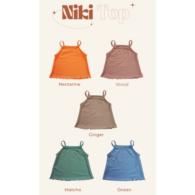 Shine and bloom niki top