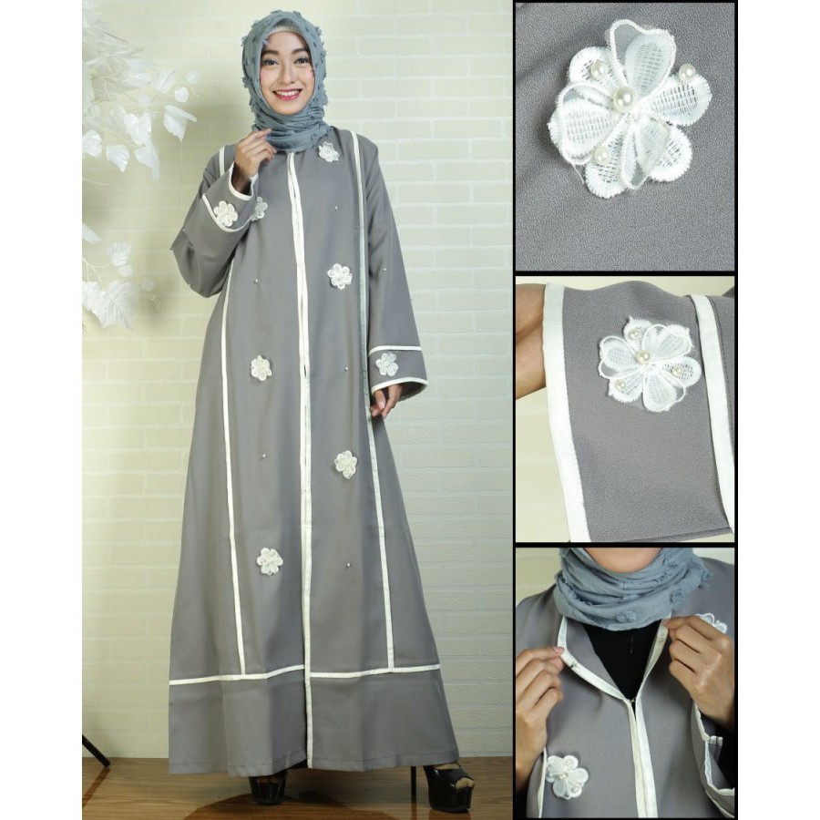Model Baju Gamis Terbaru Lebaran 2018