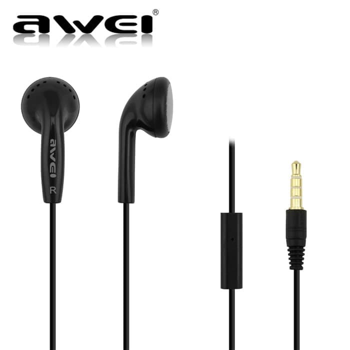 Awei Earphone Earbud dengan Microphone- ES-11