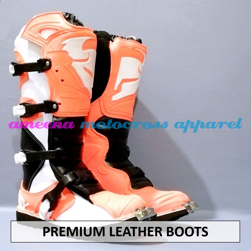 Sepatu Thor Premium Leather - Sepatu Trail - Sepatu Motocross - Sepatu MX - Sepatu Enduro - 005