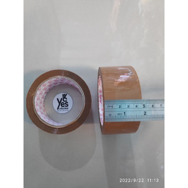 Lakban Coklat 90 Yard x 45mm ( 2 inch) daya rekat Kuat ATK Alat Tulis Kantor Kerajinan Selotip Tidak Mudah Putus Salotip Gampang digunakan